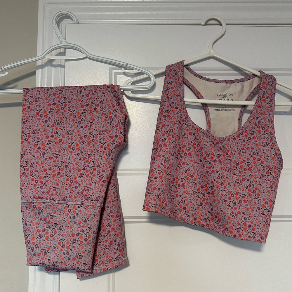Floral Activewear Set by Evolution and Creation (Small)